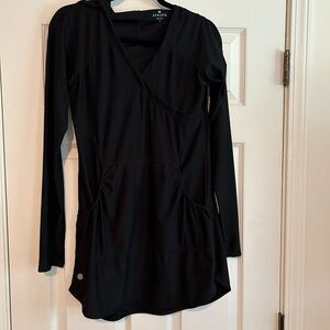 Athleta size small hooded pullover coverup dress